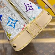 Louis Vuitton x Takashi Murakami Alma BB M13078 White Bag Size 23.5 x 11.5 x 17.5 cm - 4