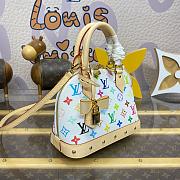 Louis Vuitton x Takashi Murakami Alma BB M13078 White Bag Size 23.5 x 11.5 x 17.5 cm - 2