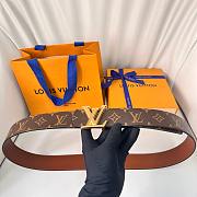 Louis Vuitton Brown Belt 4 cm 01 - 1