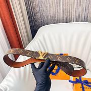 Louis Vuitton Brown Belt 4 cm 01 - 3