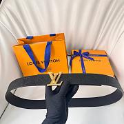 Louis Vuitton Black Belt 4 cm 01 - 1