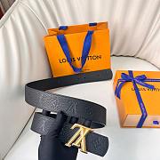 Louis Vuitton Black Belt 4 cm 01 - 6