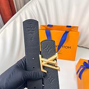 Louis Vuitton Black Belt 4 cm 01 - 4