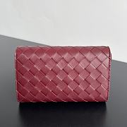 Bottega Veneta Andiamo Clutch Wallet Red Size 19 x 11.5 x 3 cm - 6