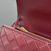 Bottega Veneta Andiamo Clutch Wallet Red Size 19 x 11.5 x 3 cm - 5