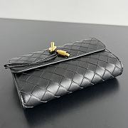 Bottega Veneta Andiamo Clutch Wallet Black Size 19 x 11.5 x 3 cm - 4