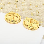 Celine Oval Arc de Triomphe Earrings - 1