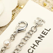 Chanel Full Diamond Choker Pearl Necklace - 5