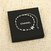 Chanel Full Diamond Choker Pearl Necklace - 2