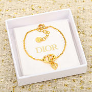 Dior Full Diamond Heart Bracelet - 1