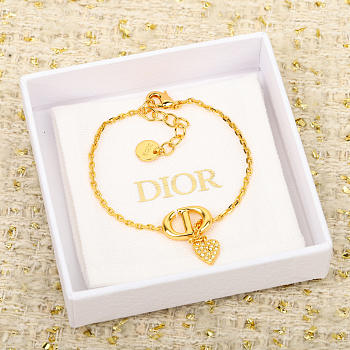 Dior Full Diamond Heart Bracelet