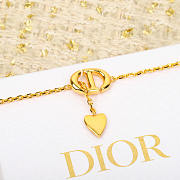 Dior Full Diamond Heart Bracelet - 5