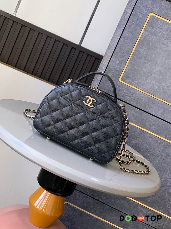 Chanel Bowling Handle Bag Black Size 20 cm - 1