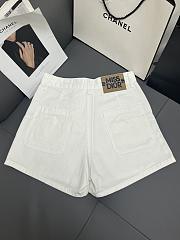 Dior Jean Shorts White - 2