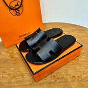 Hermes Black Men's Slippers  - 5