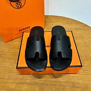 Hermes Black Men's Slippers 01 - 1