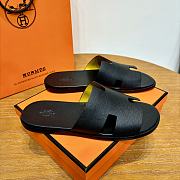 Hermes Black Men's Slippers 01 - 5