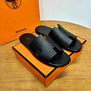 Hermes Black Men's Slippers 01 - 4