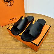 Hermes Black Men's Slippers 01 - 2