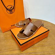 Hermes Brown Men's Slippers - 3