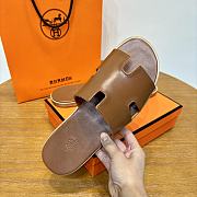 Hermes Brown Men's Slippers - 4