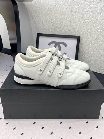 Chanel Baseball Shoes White/Black