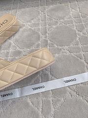 Chanel Beige Thick-Soled Sandals - 6