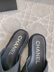 Chanel Black Thick-Soled Sandals - 3