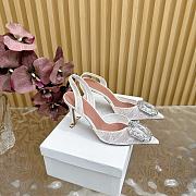 Amina Muaddi High Heel White - 1