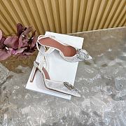 Amina Muaddi High Heel White - 5