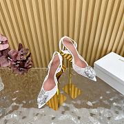 Amina Muaddi High Heel White - 4