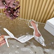 Amina Muaddi High Heel White - 3