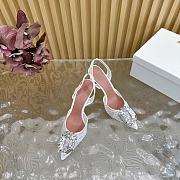 Amina Muaddi High Heel White - 2