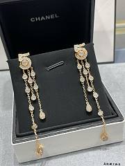 Chanel 5-Shaped Tassel Earrings - 1