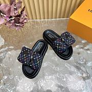 Louis Vuitton Black Flats - 6