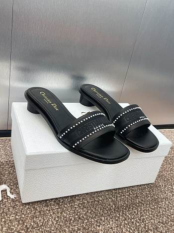 Dior Dway Flats Black