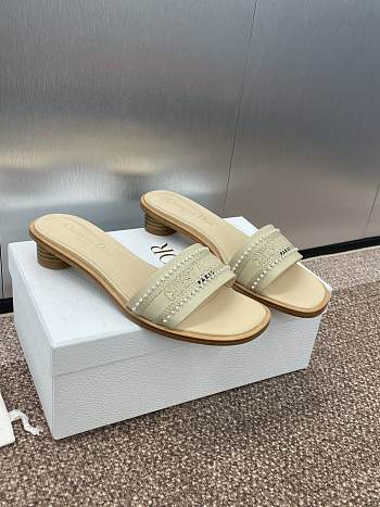 Dior Dway Flats Beige