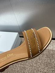 Dior Dway Flats Brown - 3