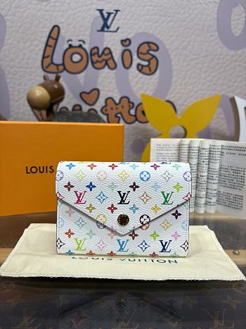 Louis Vuitton Victorine White Wallet M14163 Size 12 x 9.5 x 2.5 cm