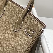 Hermes Mini Birkin Etoupe Togo Leather with Gold Bucket Size 20 cm - 2