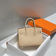 Hermes Mini Birkin 01 Togo Leather with Gold Bucket Size 20 cm - 3