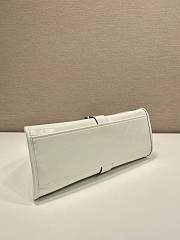 Prada White Handle Bag 1BG563 Size 30.5 x 17.5 x 9 cm - 6