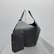 Khaite Medium Lotus Tote Bag Black Size 45 x 27 x 21.6 cm - 3