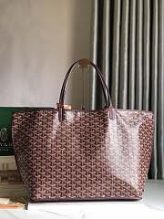 Goyard Reversible Anjou Double-Sided Tote Extra Large Red Size 39 x 32 x 19 cm - 4