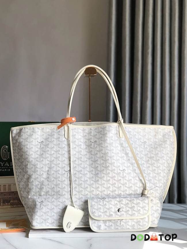 Goyard Reversible Anjou Double-Sided Tote Extra Large White Size 39 x 32 x 19 cm - 1