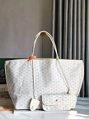 Goyard Reversible Anjou Double-Sided Tote Extra Large White Size 39 x 32 x 19 cm - 1