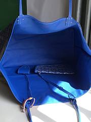 Goyard Reversible Anjou Double-Sided Tote Extra Large Blue Size 39 x 32 x 19 cm - 6