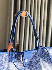 Goyard Reversible Anjou Double-Sided Tote Extra Large Blue Size 39 x 32 x 19 cm - 3