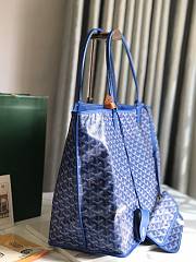 Goyard Reversible Anjou Double-Sided Tote Extra Large Blue Size 39 x 32 x 19 cm - 2