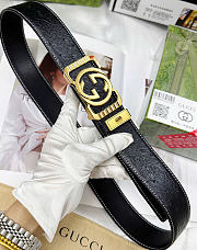 Gucci Belt 4 cm Gold/Silver - 1